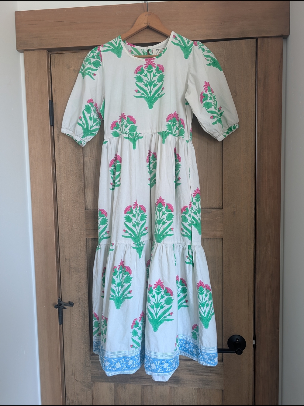 SZ Blockprints Gaia Printed Midi Dress
